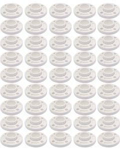 45-PC/Box 2" Schedule-80 PVC Van Stone Flanges Socket Connection ASTM D2467 Two-Piece Flange Fittings Wholesale Pricing w/Free Shipping for Mainland USA