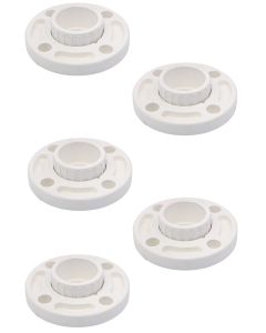5-PC/Box 2" Schedule-80 PVC Van Stone Flanges Socket Connection ASTM D2467 Two-Piece Flange Fittings Wholesale Pricing w/Free Shipping for Mainland USA