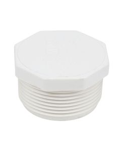 280pcs/Box 1-1/4 in. Schedule-40 PVC Male Threaded Plug/MPT End Cap Pipe Fitting NSF SCH40 ASTM D2466 1.25"