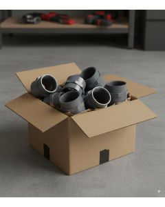 50PC/BOX 3 in. SCH-80 PVC Female HEX Adapters Slip x FNPT NSF ASTM D2467 High Pressure Pipe Fittings Wholesale