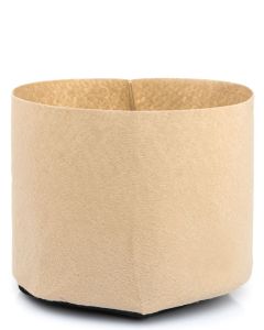 247Garden 2-Gallon Basic Aeration Tan Fabric Pot/Plant Grow Bag (200GSM BPA-Free Fabric, 7.5H x 8.5D)