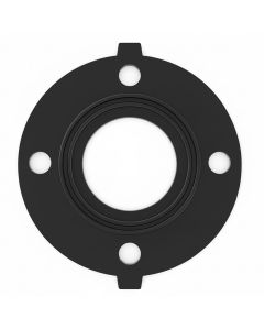 247Garden 3 in. EPDM PVC Flange Heavy-Duty Gasket 1/8" (3mm) Full-Face w/ 4 Bolt Holes ASTM D2464/D2467, ANSI Class 150, ASME B16.21 Standard