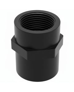 3/4 in. SCH-80 PVC Female Hex Adapter Slip x FNPT High Pressure Pipe Fitting NSF ASTM D2467 Industrial-Grade