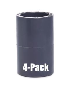 4-Pack 3/4 in. Schedule 80 PVC Couplings ASTM D2467 High Pressure Fitting