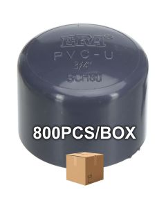 800pcs/Box 3/4 in. SCH-80 PVC End Caps Slip/Socket NSF ASTM D2467-Listed Wholesale Plumbing Special