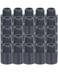 24-Pack 3/4 in. Schedule 80 PVC Male Adapters Pipe Fittings (Socket x MPT) NSF ASTM D2467/D2464 NPT