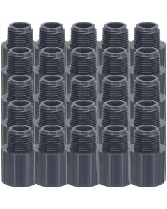 25-Pack 3/4 in. Schedule 80 PVC Male Adapters Pipe Fittings (Socket x MPT) NSF ASTM D2467/D2464 NPT