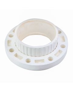 12-PC/Box 4 in. SCH-80 PVC Van Stone Flanges 2-Piece Combo ANSI/ASTM D2467 Socket-Type High Pressure Pipe Fittings