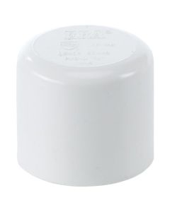 3/4 in. Schedule 40 PVC Cap/End Plug Pipe Fitting (Socket) NSF SCH40 ASTM D2466