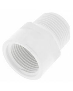 3/4 in. SCH-40 PVC Male NPT x Female NPT Adapter/Threaded Coupling Pipe Fitting NSF ASTM D2466 MIPT x FIPT