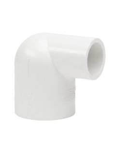 1 x 1/2 in. Schedule 40 PVC 90-Degree Reducing Elbow SCH40 Pipe Fitting NSF