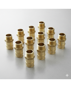 12-Pack 1 in. PEX-A x 3/4 in. Male Pipe Threaded MTP/NTP Adapters NSF Lead Free DZR Brass ASTM F1960 PEX Cold Expansion Fittings