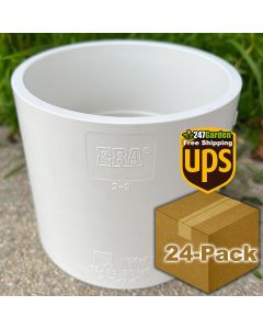 24pcs 4 in. Schedule-40 PVC Coupling/Coupler Pipe Fitting NSF SCH40 ASTM D2466