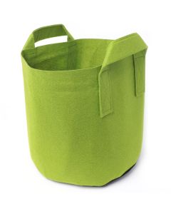 247Garden 5-Gallon Green Aeration Fabric Pot/Plant Grow Bags w/Handles 260GSM 10H x 12D