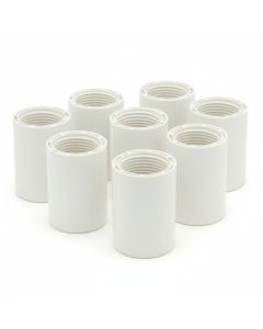 8-Pk 3/4 in. PVC SCH-40 Female Adapters Female Threaded NPT x Slip/Socket Pipe Fittings SCH40 ASTM D2466 NSF-Listed