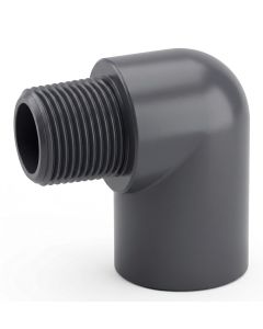 1/2 in. SCH-80 PVC Male Threaded Elbow ASTM D2467