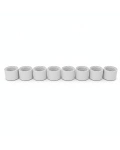8-Pk 1 in. SCH-40 Female-Threaded NPT Caps PVC Pipe Fittings NSF ASTM D2466