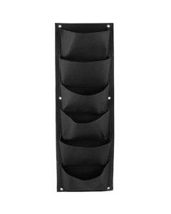 247Garden 6-Pocket Vertical Wall Hanging Fabric Pots/Aeration Plant Grow Bags/Office Organizers