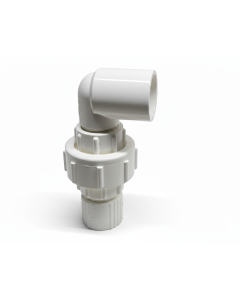 3/4 in. PVC SCH-40 Chiller Fitting Set w/ SCH40 Female-Threaded Union + Male Adapter + 90-Degree Male Threaded x Socket-End ElbowsCombo