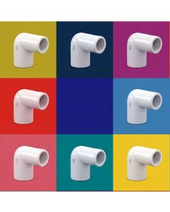 8-PK 3/4 in. SCH-40 PVC 90° Street Elbow Pipe Fittings NSF ASTM D2466 3/4" Slip x 3/4" Spigot