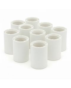 10-Pk 3/4 in. PVC SCH-40 Female Adapters Female Threaded NPT x Slip/Socket Pipe Fittings SCH40 ASTM D2466 NSF-Listed