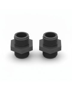 2-PK 3/4 in. Hex Nipple SCH-80 PVC Pipe Fitting & Connector NPT x NPT ASTM D2467/D2464 F1970 ANSI UPC-PW
