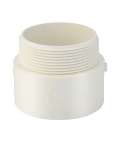 1-1/2 in. PVC Schedule-40 DWV Male Adapter MIPT X SLIP Fitting for Drain, Waste, and Vent Pipe ASTM D2665 NSF