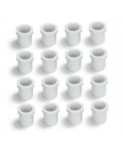 16-PK 3/4" Spigot x 1/2" Slip PVC Schedule-40 Busher Reducing Ring NSF Pipe Fittings