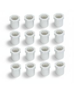 1 x 3/4 in. PVC SCH-40 Reducer Bushing 16-Pack Pressure Pipe Fittings ASTM D2466 NSF 1" Spigot x 3/4" Slip/Socket