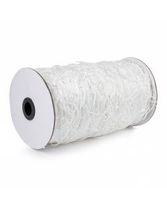 247Garden 6X200FT All-Season Trellis Netting w/ 6in Square Mesh (White, Nylon Gardening Net 1200 Sqft Spool Roll)