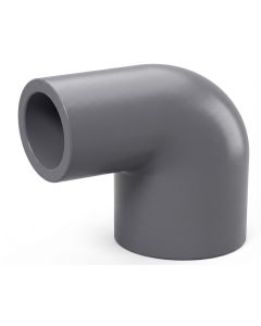 1 x 1/2 in. SCH-80 PVC Reducing Elbow ASTM D2467 Socket-Type