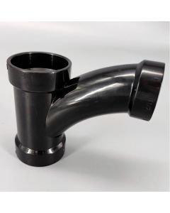 4 X 4 X 2 in. ABS Combination Wye & 1/8 Bend Reducing One-Piece DWV Pipe Fitting NSF ASTM D2661