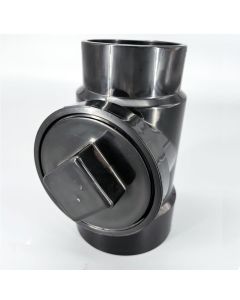 4 in. ABS Cleanout Tee w/ Plug DWV Pipe Fitting NSF ASTM D2661
