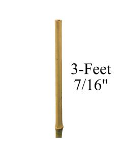 247Garden 3-Feet 7/16" (10-12mm) Natural Bamboo Stake (USDA-Approved)