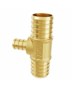 1 x 1 x 1/2 in. PEX-B Reducing Tee (Lead Free DZR Brass NSF F1807 PEX Crimp Fitting)