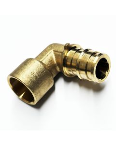 1/2 in. PEX-A x 1/2 in. Female Copper Sweat Elbow (NSF Lead Free Brass F1960 PEX Cold Expansion Fitting)