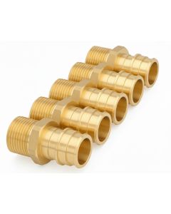 5-Pack 1/2 in. PEX-A Male Adapter Expansion Fittings NSF Lead Free Brass F1960