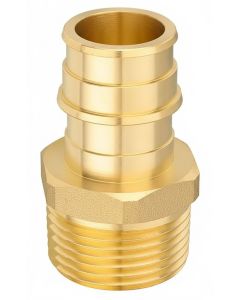 1/2 in. PEX-A x 1/2 in. NPT Male Adapter (NSF Lead Free Brass F1960 PEX Cold Expansion Fitting)