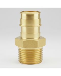 3/4 in. PEX-A x 3/4 in. NPT Male Pipe Threaded MPT Adapter (NSF Lead Free DZR Brass F1960 PEX Cold Expansion Fitting)