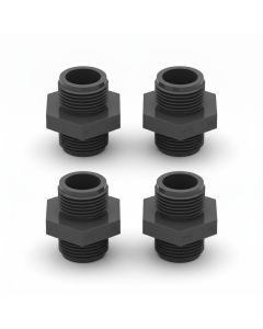 4-PK 3/4 in. Hex Nipple SCH-80 PVC Pipe Fitting & Connector NPT x NPT ASTM D2467/D2464 F1970 ANSI UPC-PW