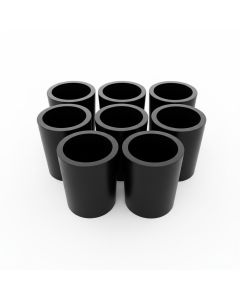 8-PK 1-1/4 in. Schedule 80 PVC Couplings Pipe Fittings Socket-Ends NSF ASTM D2467