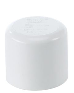 1/2 in. Schedule 40 PVC Cap/End Plug NSF Pipe Fitting (Socket) SCH40 ASTM D2466