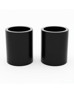 2-PK 1-1/4 in. Schedule 80 PVC Couplings Pipe Fittings Socket-Ends NSF ASTM D2467