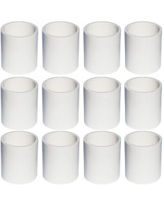 12-Pack 1-1/4 in. Schedule 40 PVC Coupling/Coupler Pipe Fitting NSF SCH40 ASTM D2466 1.25"
