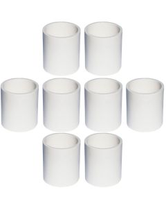 8-Pack 1-1/4 in. Schedule 40 PVC Coupling/Coupler Pipe Fitting NSF SCH40 ASTM D2466 1.25"