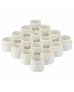 16-Pk 2 in. Schedule-40 DWV PVC Male Adapters MIPT X SLIP Fittings for Drain, Waste, and Vent ASTM D2665 NSF