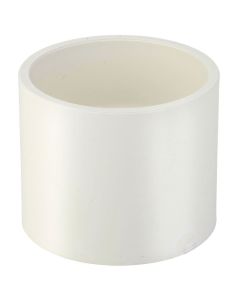 3 in. PVC Schedule-40 DWV Coupling Hub x Hub Drain Waste Vent Pipe Fitting ASTM D2665 NSF