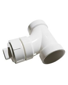 3" DWV Sanitary Tee Cleanout Kit w/ Adapter & Plug