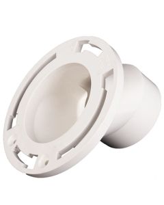 4"x 3" DWV TOILET FLANGE OFF SET PVC FITTING ASTM D2665 NSF
