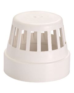 2" DWV TERMINATION VENT CAP PVC Pipe Fitting ASTM D2665 NSF